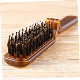 BIUDECO 2pcs Portable Folding Hair Comb Bristle Travel Hair Brush for Easy Styling Salon Compact Design for Men Women Go Use
