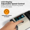 Stellagro Knife Sharpener, 5-in-1, Adjustable speed LCD display, Professional Electric