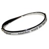 Daughter..... Another Word For Best Friend Silver Sentiment Bangle