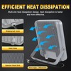 Willpower 2X 100W Flood Lights Outdoor,10000LM Bright Floodlight with Plug