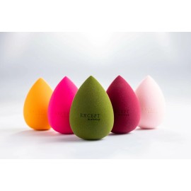 Except Makeup 5 Pcs Makeup Blender Beauty Sponge Set - Multi-color