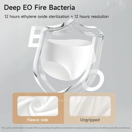 Women's Disposable Underwear for Travel Ladies Mid Waist Briefs Handy Panties Hotel Spa Hospital Stays Emergencies White（10pcs,S）