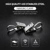 24 Pcs Set of Curtain Clips, Stainless Steel Curtain Hooks,