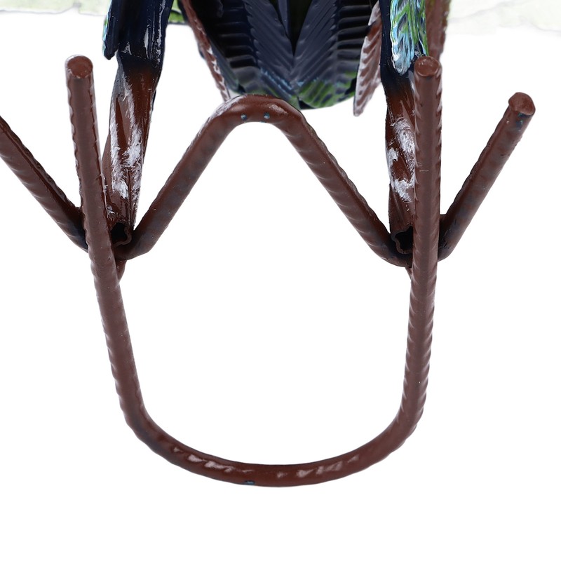 Metal Peacock Statue Realistic Easy DIY Assembly Beautiful Peacock Statue