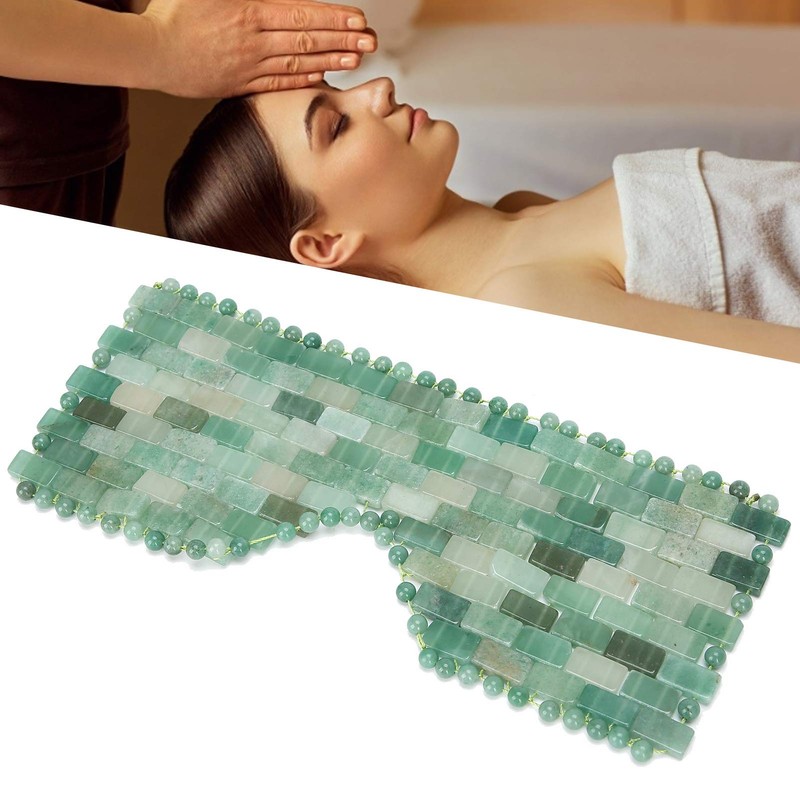 Jadestone Eye Mask with Cooling Feel, Relieve Stress Naturally, Face