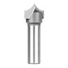 SpeTool 3/8" Radius Point Cutting Rounover Router Bits 1/2 Inch