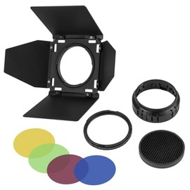 Godox BD-10 Barndoor Kit with Honeycomb Grid and Color Filter for Godox AD300 Pro AD300Pro