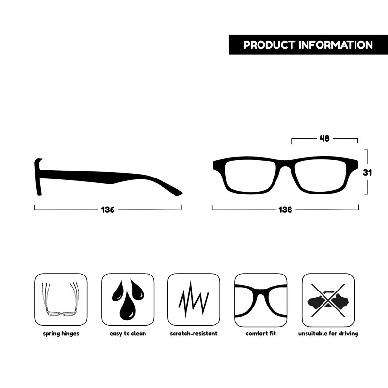 UV Reader Gummiertes Rot Schwarz Kurzsichtig Fernbrille Für Kurzsichtigkeit Herren