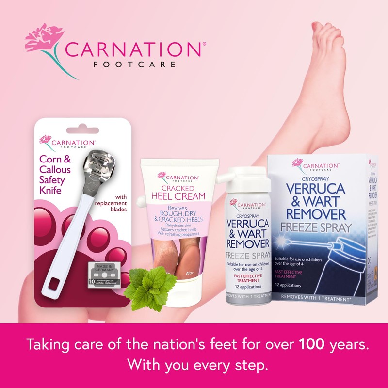 CARNATION Corn & Callous Safety Remover for immediate Removal of