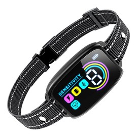 Dog Bark Collar, Sida-Earcy Smart Bark Collar for Large Medium Small Dogs, Rechargeable Anti Barking Training Collar with Adjustable Beep Vibration Shock and 8 Sensitivity