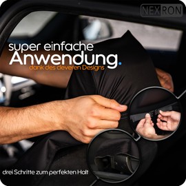 NEXRON Car Seat Protector - Extra Comfortable Car Seat Cover with Premium Fabric (Waterproof) - Protects the Seats of Your Car in Seconds