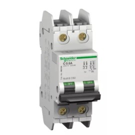 Schneider Electric 60163 Multi9 - C60 UL489 - MCB - 2P - 15A - D Curve - 240V-10kA-Tunn