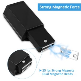 Redunest Heavy Duty Push to Open Door Latch,20 Pack Black Magnetic Push Latches, Hidden Push Touch Latch Hardware for Push to Open Cabinet,Magnetic Door Catch for Cabinet Drawer Wardrobe Kitchen Door