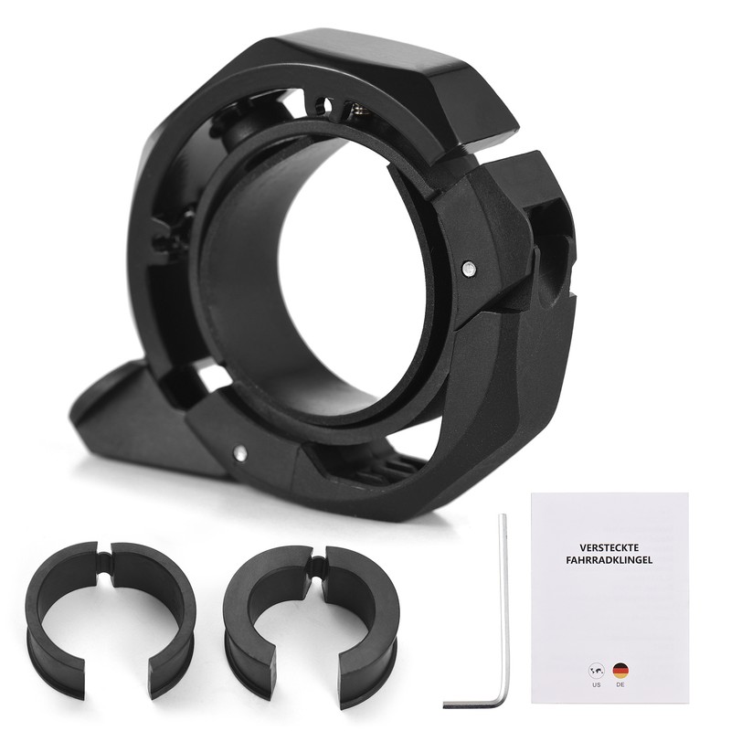 Bike Bell Aluminum Alloy Compact Cycling Ring Bell with Adjustable