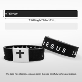 Wanheart Bible Verse Bracelets,Wearable Bible Bracelet with NFC,Scanning God Bracelet,Daily Bible Verse Bracelet Wristbands for Women Men Inspirational Religious Gifts
