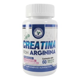 Creatina Con Arginina Fuerza Rendimiento Deportivo 500mg Sin Sabor