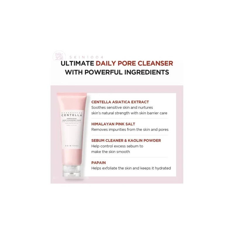 Skin1004 Madagascar Poremizing 3 Trial Kit Foam Serum Crema
