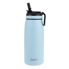 Oasis Insulated Sports Bottle with Sipper, Island Blue, 780 ml