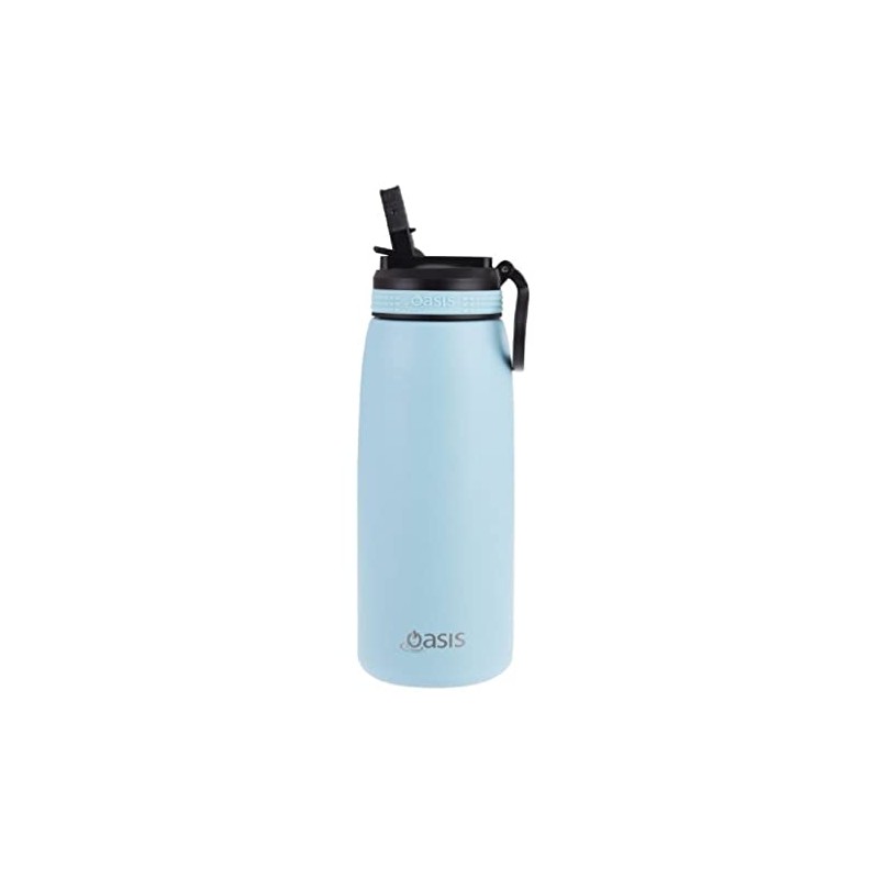 Oasis Insulated Sports Bottle with Sipper, Island Blue, 780 ml