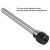Collet Chuck Holder Chrome Molybdenum Alloy Steel Straight Extension Rod