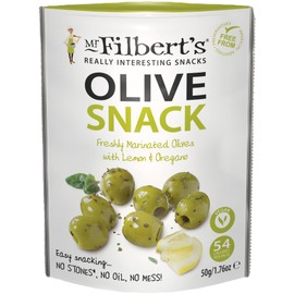 Mr Filbert's - Green Olive - Lemon & Oregano, 12 x 50g Pouches