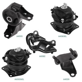 5Pcs Engine Motor Mount Compatible with Honda Odyssey V6 3.5L 2005 2006 Transmission Mount Set, Replace A4555 A4559 A65026EL A4583EL A6582