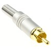 kenable RCA Phono Solder Plug Gold All-Metal Contacts for Audio