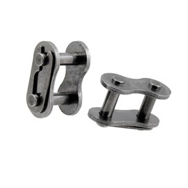 Hihaha 420 Chain Master Link 50cc 90cc Pit Bike Connector/Inner Chain Master Link Accessories for Bicycle/Durable Aluminum Alloy/2Pcs Silver Tone