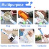 50pcs Bottle Sponge Brush Long Handle Cup Cleaning Sponge Brush