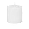 3 Inch White Citronella Pillar Candle