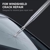 2Pcs Silver Professional Windshield Glass Drill Auto Glass Wind Shield