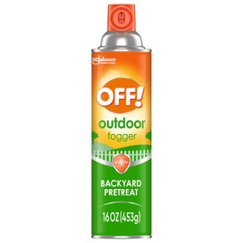 OFF! Outdoor Insect & Mosquito Repellent Fogger, Backyard Pretreat, Kills & Repels Insects in an up to 900 sq, ft, area, 16 oz | OFF!