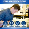 1InTheOffice Plastic Protractor 6 Inch, Protractor for Geometry, Clear Protractor,