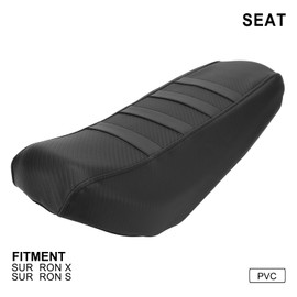 IUVWISN For Surron Seat Cover Motorcycle Pad Cushion Soft Skin Covers for Sur ron Light Bee S/X Electric Dirt Bike Black