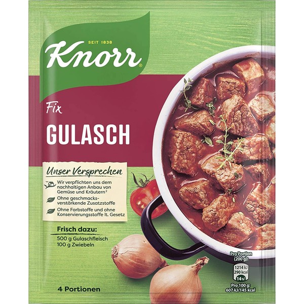 Knorr Fix Gulasch Sauce Mix -Pack of 10 Pcs