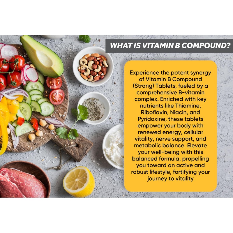Purosure Vitamin B Compound Tablets | Dietary Supplement | B