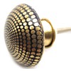 French Furniture Fittings Antiqued Brass DIMPLE KNOBS - Set of