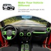 CheroCar 18PCS Interior Trim Kit for Jeep Wrangler JK JKU