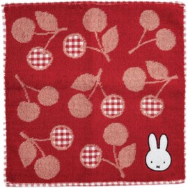 Miffy Mini Towel, Red, Cherry