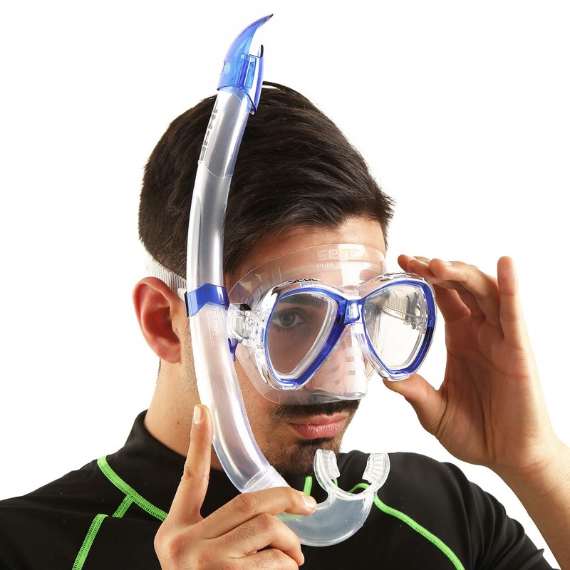 SEAC Elba Snorkeling Mask - Blue