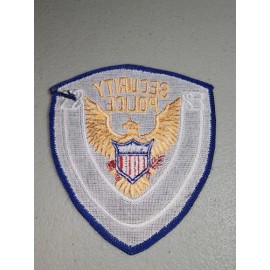 Security Police Embroidered Patch 4" x 4" Sew On  FREE SHIPPING