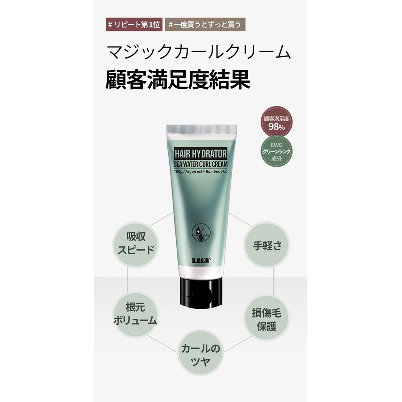 SWAGGER Swagger Hair Hydrator Sea Water Curl Cream