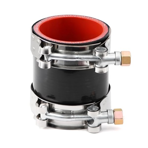 TuoLauthon ID 2-1/4 Inch(57mm) High Temperature 4-Ply Reinforced Straight Silicone