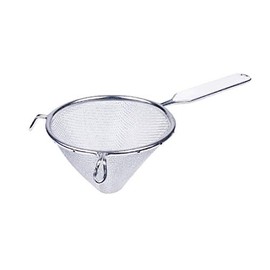 Tinned Conical Strainer 14cm Handle Kitchen Colander Sieve Filter
