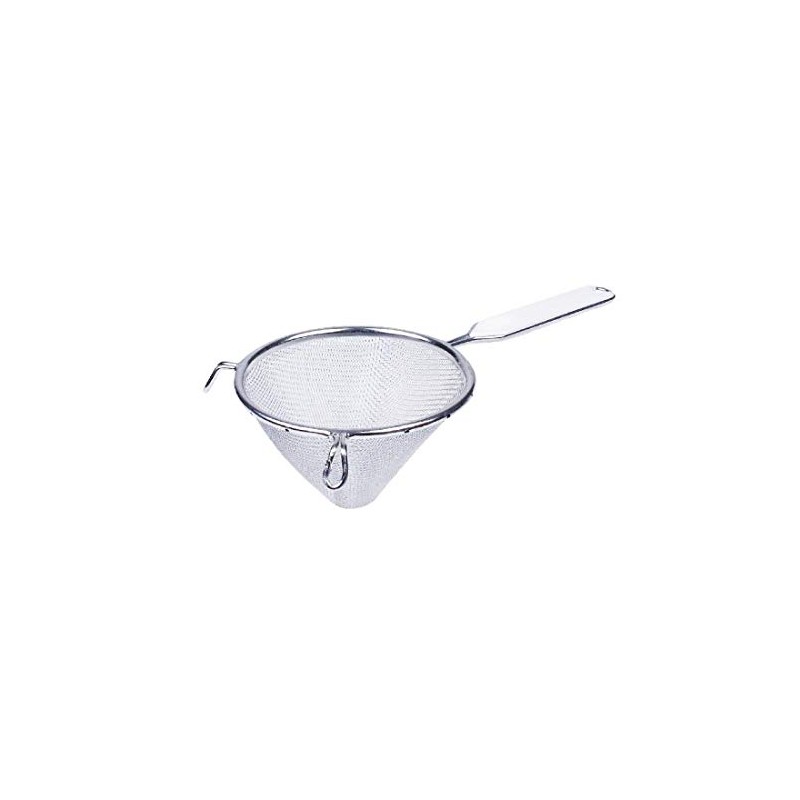 Tinned Conical Strainer 14cm Handle Kitchen Colander Sieve Filter