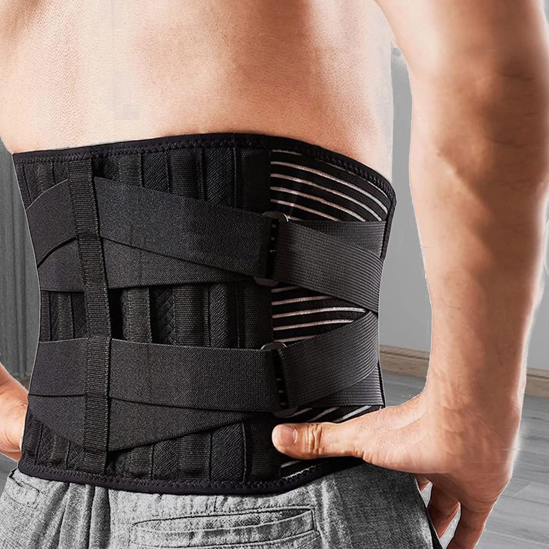 Lumbar Support Belt,Compression Lumbar Brace Lower Back Belt - Fitness
