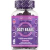 DOZYBEARS® 60 Vegan Gummy Bears. Mixed Berry Flavour with 5-HTP, L-Tryptophan + Vitamins C, B2, B3, B5, B6 B12 with Chamomile and Lemon Balm to Support Rest & Sleep. Adults & Kids 12+ Years