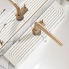 23.6 Inch Stone Faucet Mat for Kitchen Sink Splash Guard