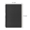 DSTELIN Blank Spiral Notebook, 3-Pack, Soft Cover, Sketch book, 100