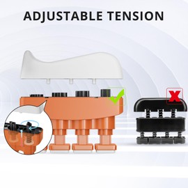 KDG Finger Strengthener (3 Pack,3LB-12LB),Grip Strength Trainer,Adjustable Finger Exerciser,Finger Strengthener For Grip Strength,Hand Exercises For Climbing,Athletes,Musicians And Therapy